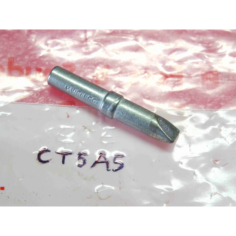 [CT5A5] Panne de Fer à Souder d'Origine Weller – Référence CT5-A5 (Réf. Commande T0054210399 / T0054210300) – Profil Tournevis / Burin Plat 5,0 mm – Régulation Magnastat Calibre 5 (260 °C) – Pour Fers Industriels Weller W60D / W60P (60 W)