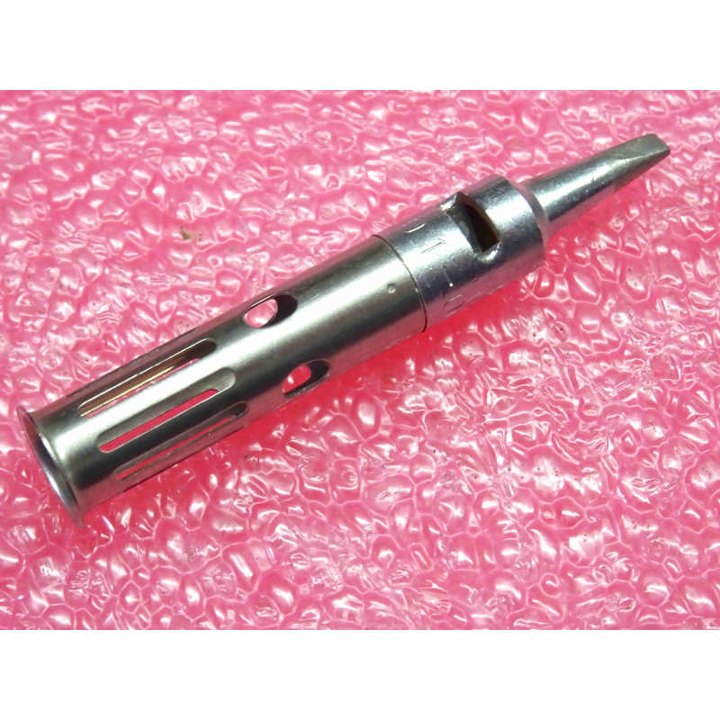 [T0051616699] Panne de Fer à Souder d'Origine Weller – Références T0051616600 / T0051616699 (Code Usine 71-01-02) – Profil Rond Biseauté à 45° (Largeur 3,0 mm) – Pour Fers et Torches à Gaz Portables Weller Pyropen Jr.