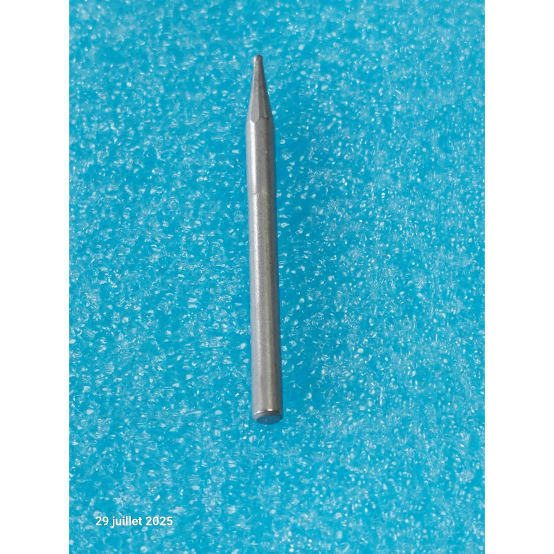 [4321200PANNESPI] Panne de Fer à Souder Droite 1,2 mm d'Origine Weller – Référence SPI 26 206 (Codes 4321200 / 0054321200 / T0054321200 / SPI26-206) – Profil Tournevis / Burin Plat Étroit 1,2 mm – Tige Pleine Ø 3,5 mm × Longueur Totale 50 mm – Pour Fer Direct Secteur 230 V Weller SPI 27 (25 W / Gamme SPI Line)