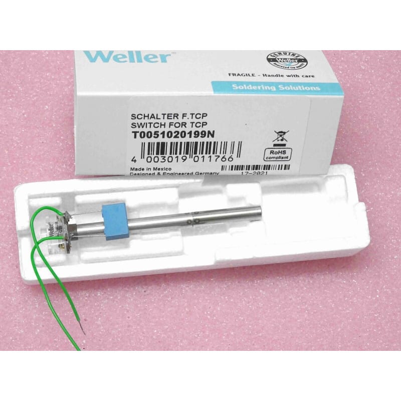 Interrupteur Magnétique / Thermostat Magnastat d'Origine Weller – Référence Switch TCP / Schalter TCP (Codes 0051020199 / T0051020199 / 51020199) – Pour Fers à Régulation Magnétique Weller TCP 24 V, TCPS, TCP-S, TCP 12 V & TCP-FE