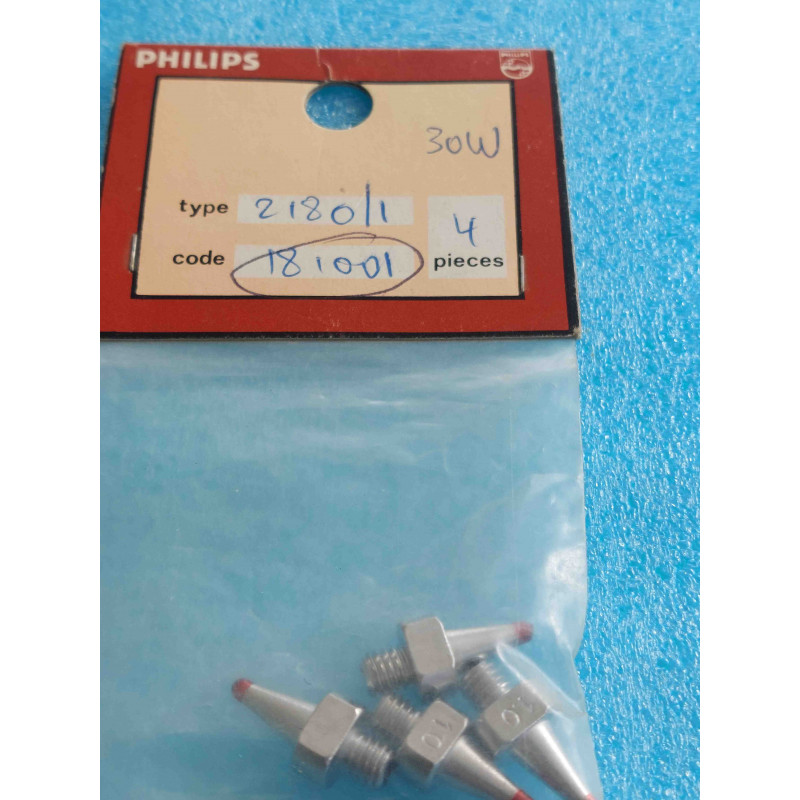 Panne / Buse de Fer à Souder de Précision d'Origine Philips (NXP Semiconductors) – Référence 2180/1 (Code Usine 181001 / Désignation n°1) – Profil Tournevis / Burin Fin – Pour Fers et Stations Électroniques Philips Séries 2100 / 2180