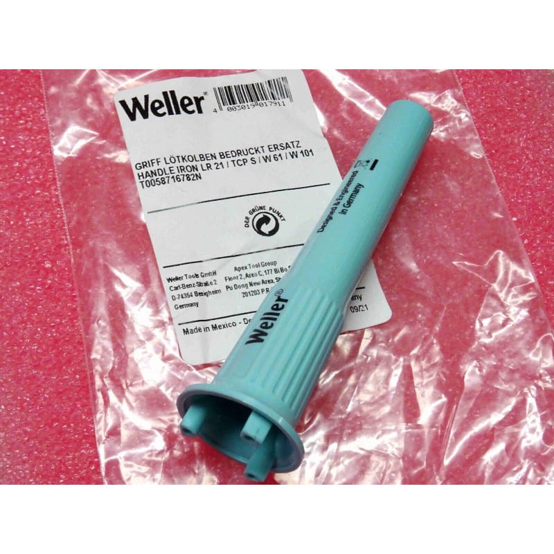 [204192897864] Manche Ergonomique Antistatique Weller – Réf. T0058716782N (58716782 / 0058716782) pour Fers TCP, TCP-S, TCP-3M, LR-21, W 61 & W 101