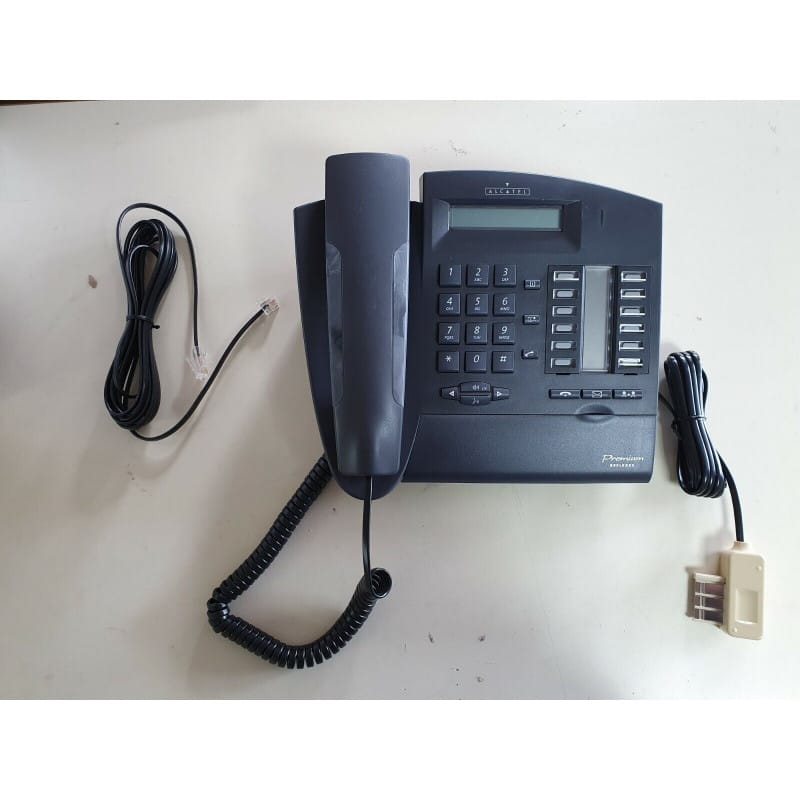 Lot de 3 Téléphones Numériques Dédiés Alcatel-Lucent 4020 Premium Reflexes – Matériel Reconditionné (Avec Câbles & Notices)