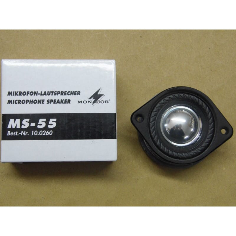 [192541029900] Haut-parleur / Microphone Monacor MS-55 (Réf. 10.0260)