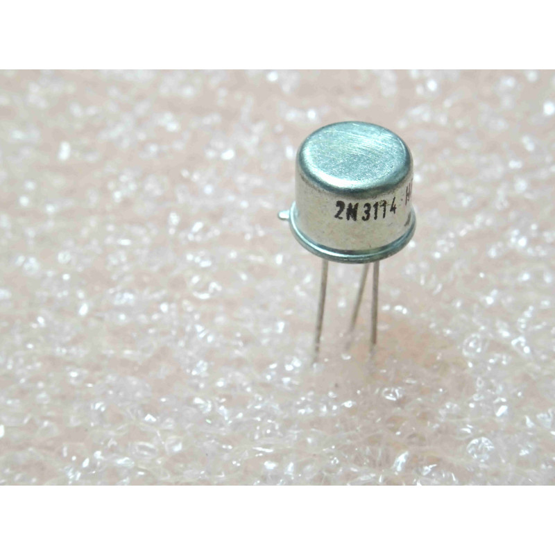 Lot de 2 Transistors Silicium NPN Haute Tension 2N3114 – Boîtier Métallique TO-39 (150 V)
