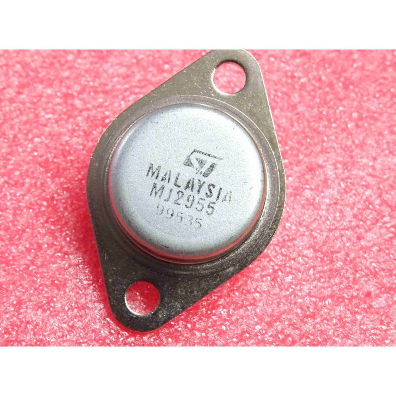 Transistor Bipolaire PNP Silicium STMicroelectronics MJ2955 – Boîtier Métallique Puissance TO-3 (60 V – 15 A – 115 W)