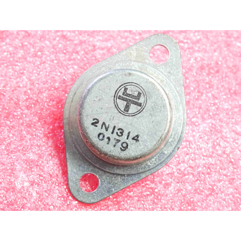 Transistor Bipolaire PNP Germanium 2N1314 – Boîtier Métallique Puissance TO-3 (40 V – 3,5 A)