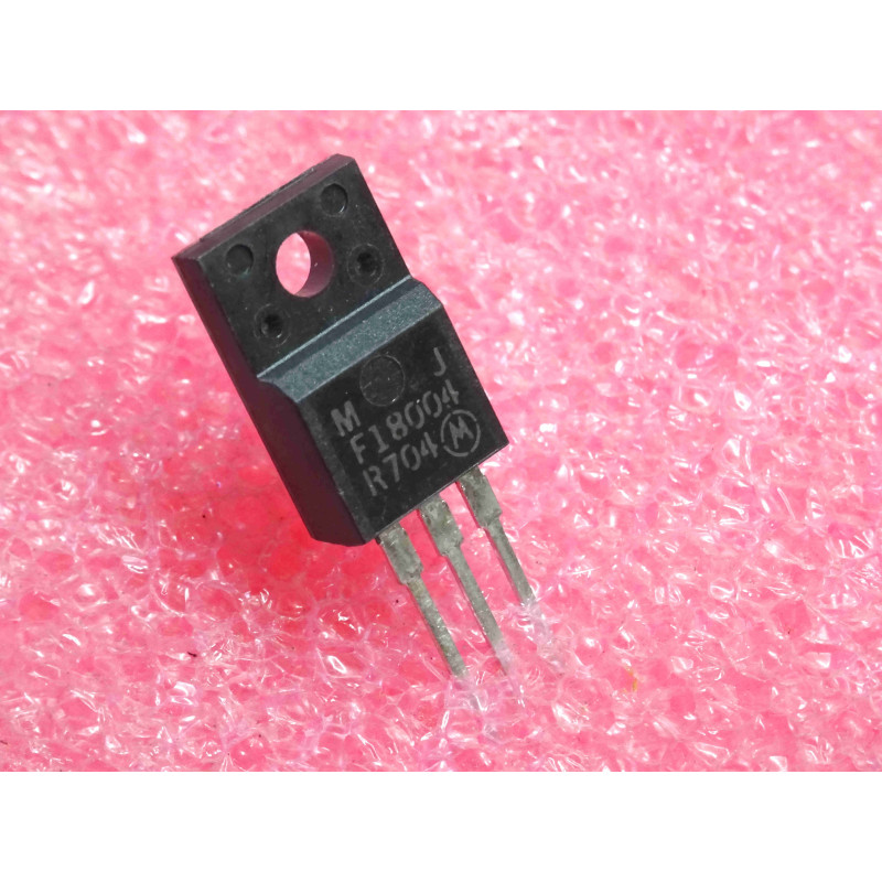 Transistor Bipolaire NPN Silicium Motorola MJF18004 – Boîtier Plastique Isolant TO-220FP (450 V – 5 A)