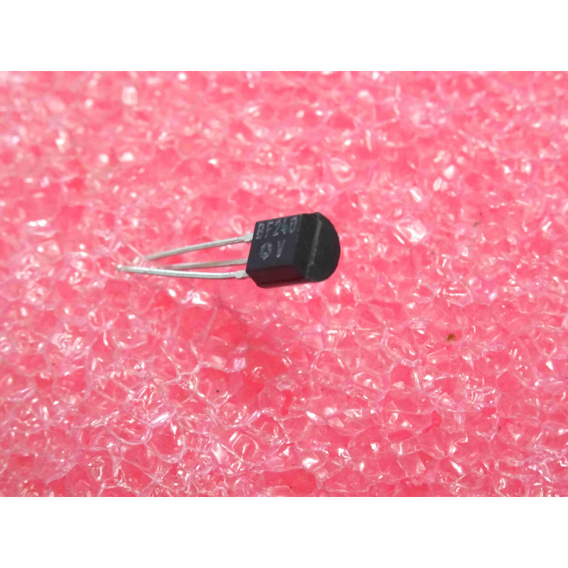 Transistor Bipolaire NPN RF STMicroelectronics BF240 – Boîtier Plastique TO-92 (Amplification & Mélangeur AM/FM)