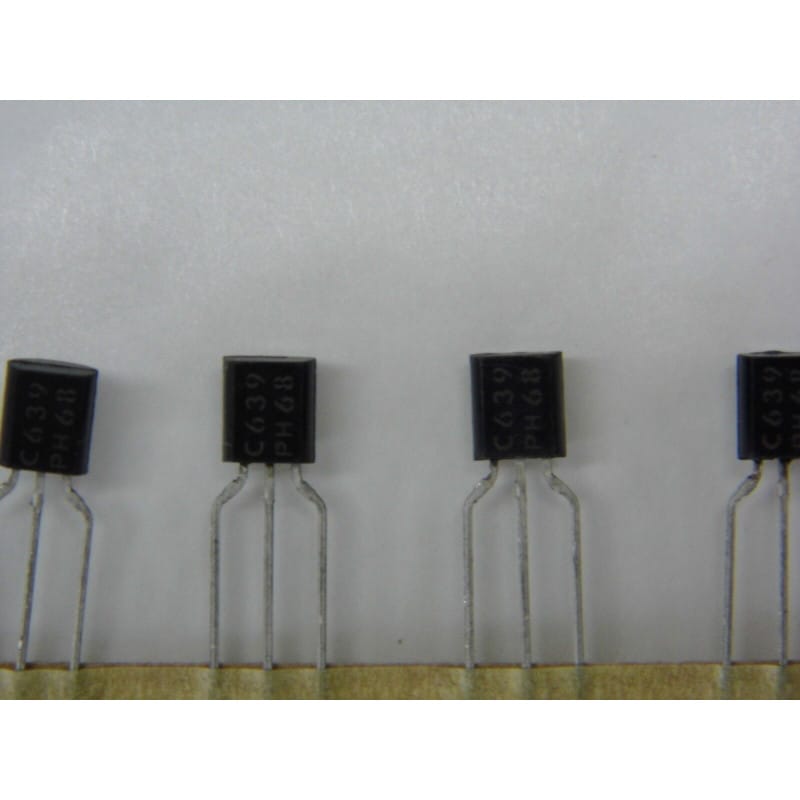 Lot de 15 Transistors Bipolaires NPN Philips BC639 – Boîtier Plastique TO-92 (80 V – 1 A)