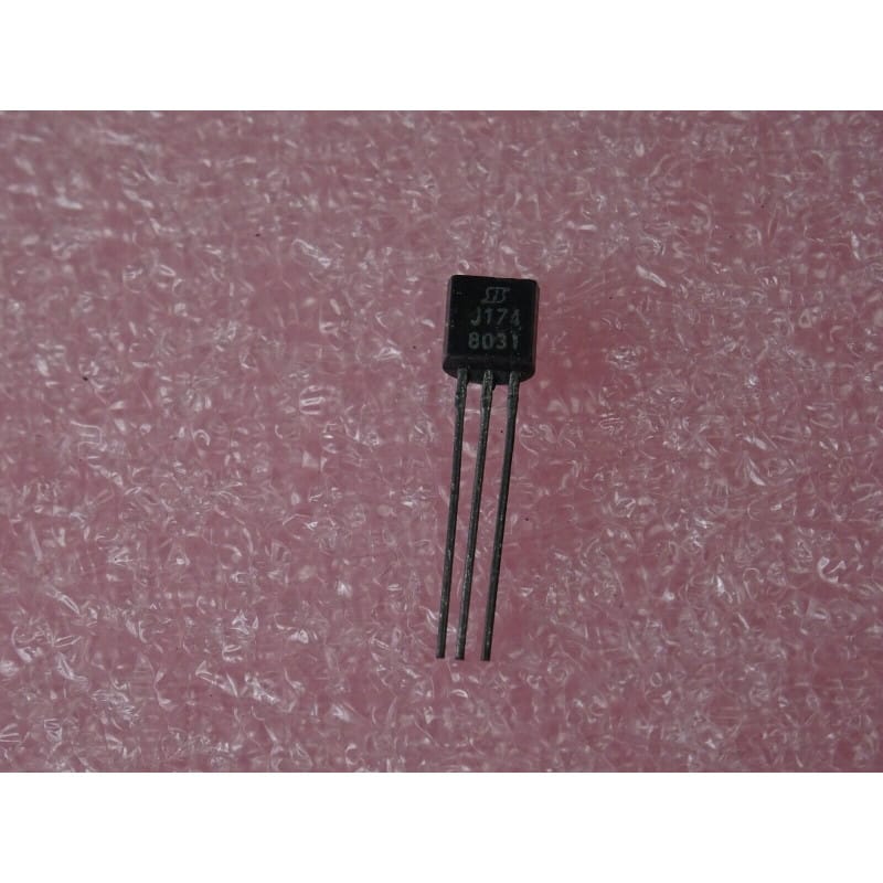 Transistor JFET Canal P Siliconix J174 – Boîtier Plastique TO-92 (Commutation & Amplification Bas Niveau)