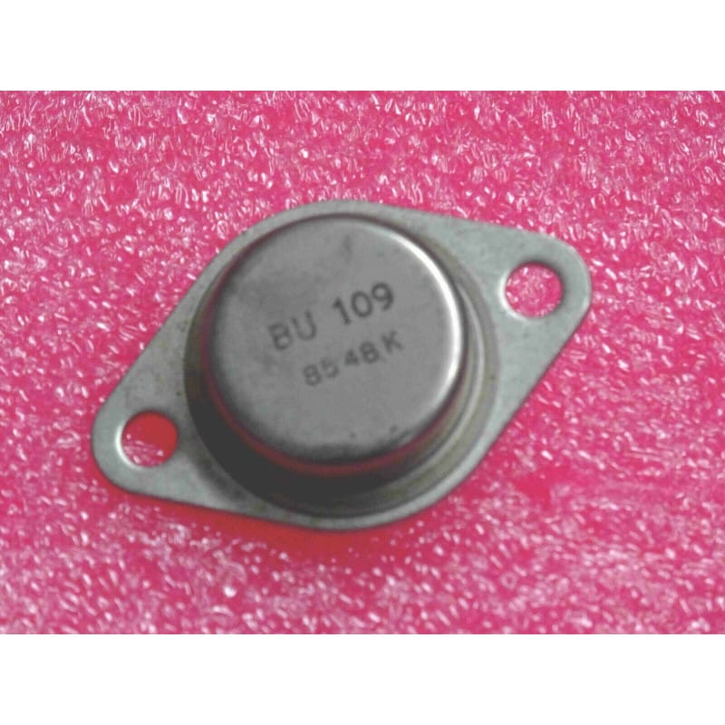 Transistor Bipolaire NPN BU109 – Boîtier Métallique de Puissance TO-3 (7 A – Commutation Haute Tension & Balayage Lignes TV)