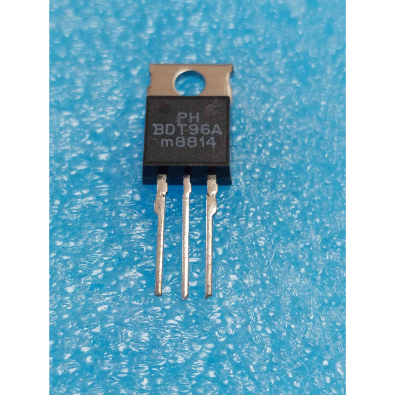 Transistor Darlington NPN Philips BDT96A – Boîtier Plastique de Puissance TO-220AB (80 V – 8 A – 75 W – Amplification & Commutation de Puissance)