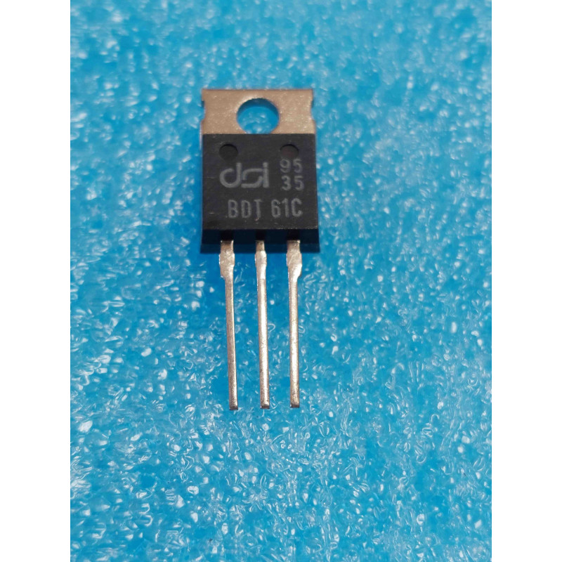 Transistor Darlington PNP DCI BDT61C – Boîtier Plastique de Puissance TO-220AB (100 V – 8 A – 80 W – Amplification & Commutation de Puissance)
