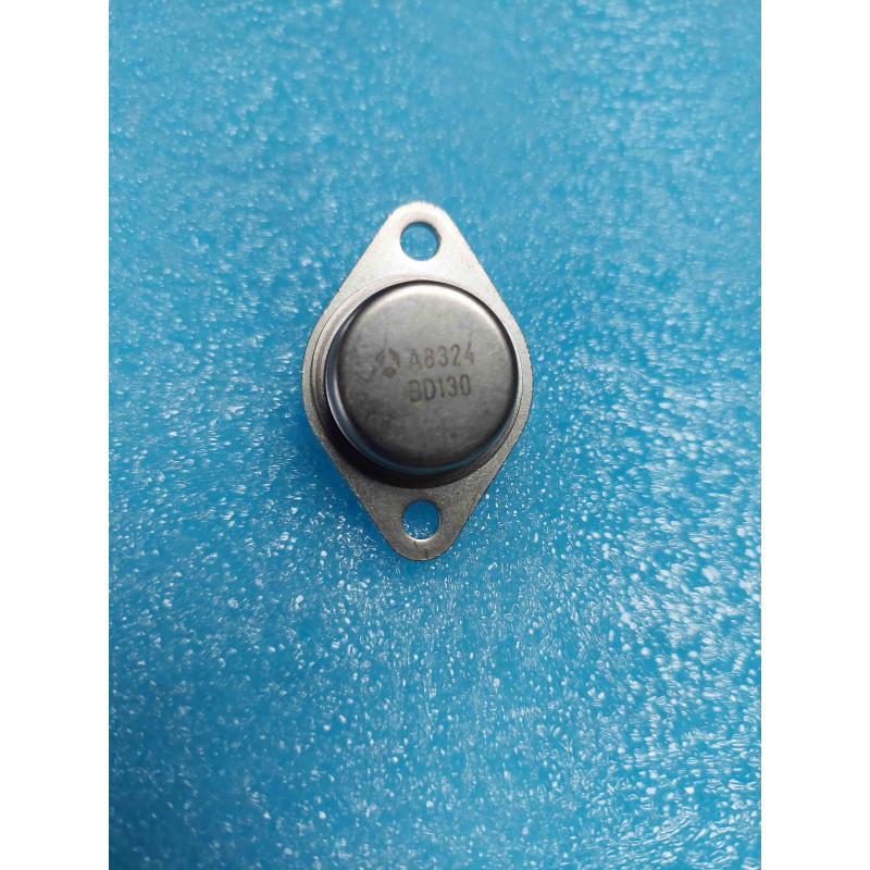 Transistor Bipolaire NPN Thomson BD130 – Boîtier Métallique de Puissance TO-3 (60 V – 12 A – 115 W – Amplification & Commutation de Puissance)