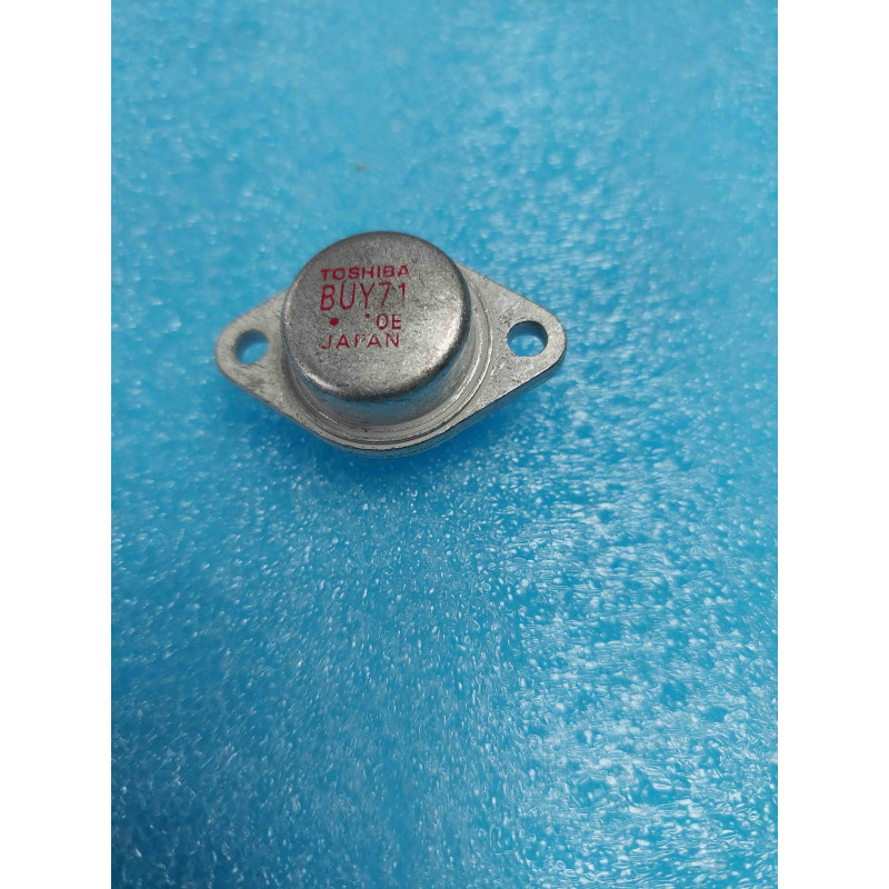 Transistor Bipolaire NPN Toshiba BUY71 – Boîtier Métallique de Puissance TO-3 (350 V Vceo / 450 V Vcb – 10 A – 100 W – Commutation & Alimentations)