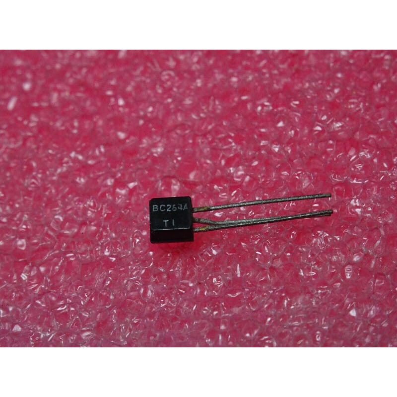 Lot de 2 Transistors JFET Canal N Texas Instruments BC264A – Boîtier Plastique TO-92