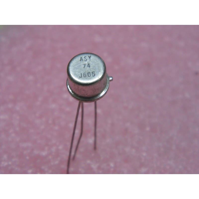 Transistor Bipolaire NPN Germanium RF & Basse Fréquence ASY74 – Boîtier Métallique TO-7 (Amplification & Commutation)