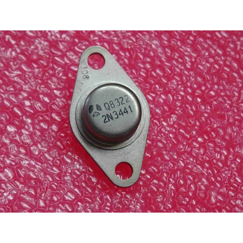 Transistor Bipolaire NPN Silicium de Puissance 2N3441 – Boîtier Métallique TO-3 (140 V Vceo / 160 V Vcb – 3 A – Amplification & Commutation)