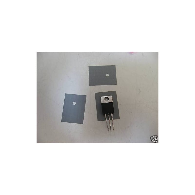 Lot de 50 Isolants Thermiques Pré-percés Henkel Bergquist Sil-Pad K4 – Format 19 x 25 mm x 0,15 mm (6 mil) – Interface Conductrice & Isolante Électrique