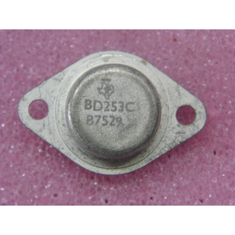 Transistor Bipolaire NPN Texas Instruments BD253C – Boîtier Plastique TO-220AB (100 V Vceo / 100 V Vcb – 6 A – Amplification & Commutation de Puissance)