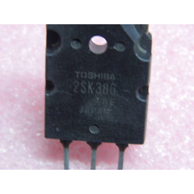 Transistor MOSFET de Puissance N-Channel Toshiba 2SK386 – Boîtier Puissance (450 V Vds / 10 A Id – Commutation & Amplification de Puissance)