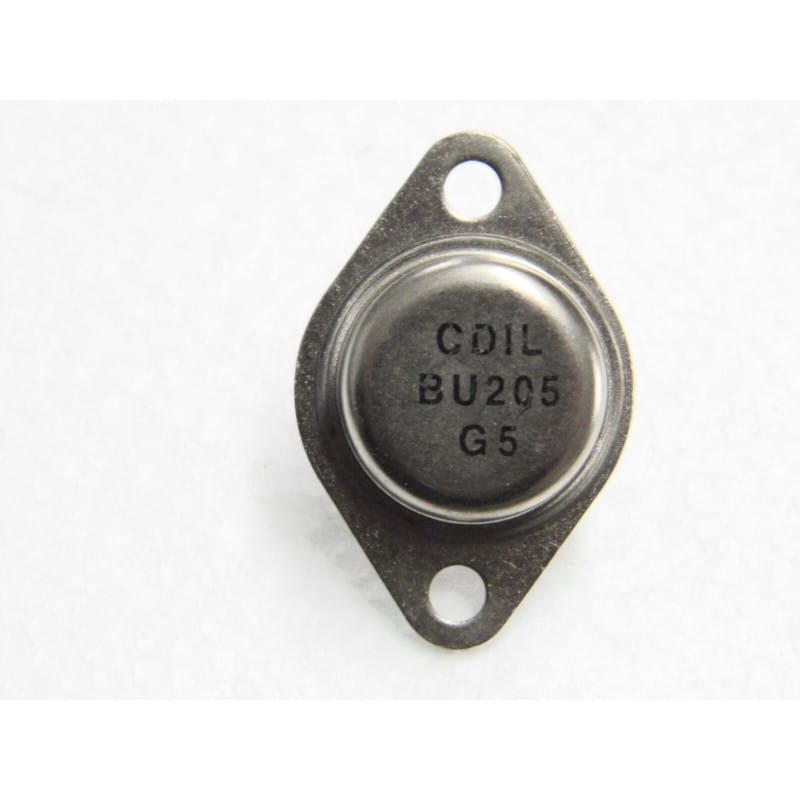 Transistor Bipolaire NPN Silicium Haute Tension BU205 – Boîtier Métallique Industriel TO-3 (1500 V Vcex / 2,5 A Ic – Balayage Ligne & Commutation Haute Tension)