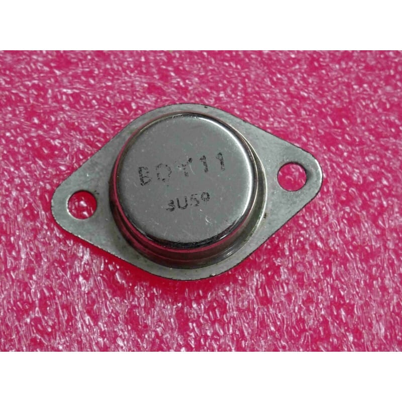 Transistor Bipolaire NPN Silicium de Puissance BDY11 (BDY 11) – Boîtier Métallique Industriel TO-3 (60 V Vceo / 4 A Ic – Commutation & Amplification)