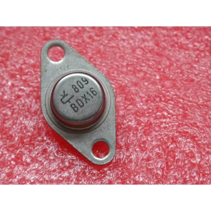 Transistor Bipolaire PNP Silicium BDX16 (BDX 16) – Boîtier Métallique Industriel TO-66 (60 V Vceo / 3 A Ic – Moyenne Puissance & Commutation Complémentaire)