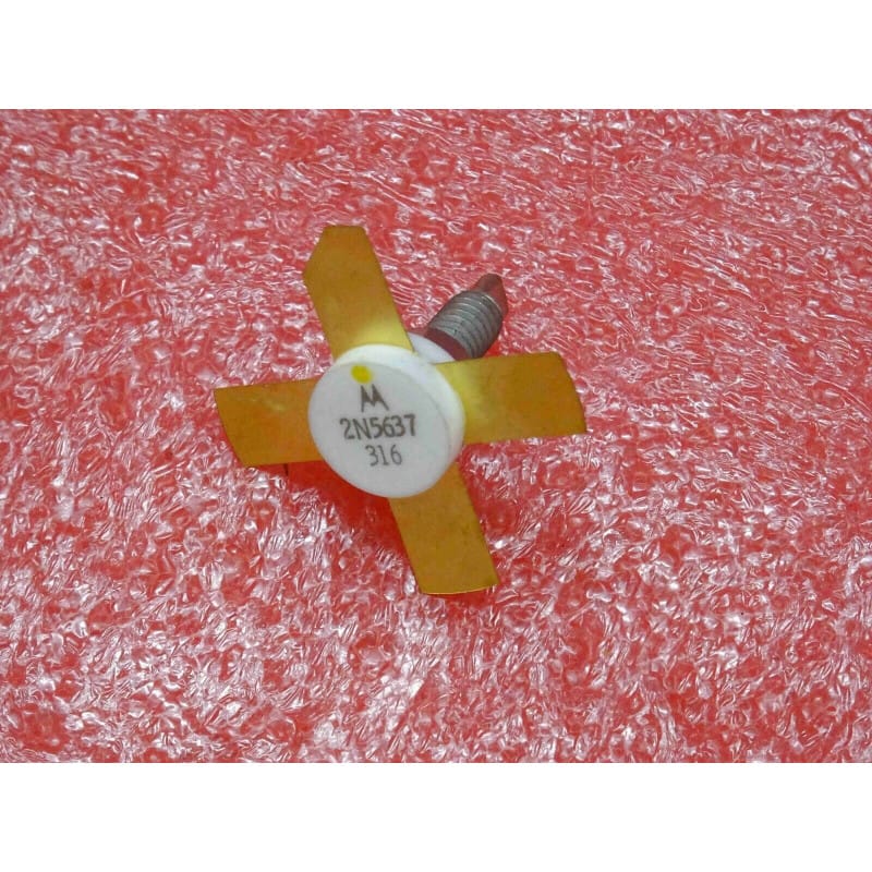 Transistor Bipolaire NPN Silicium Motorola 2N5637 – Boîtier Métallique (RF / Puissance Intermédiaire – Ic Max 3 A)