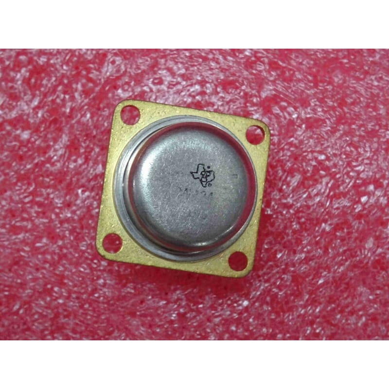 Transistor Bipolaire NPN Silicium Texas Instruments 2N424 – Boîtier Métallique Industriel TO-3 (50 V Vceo / 2 A Ic – Moyenne Puissance & Commutation)