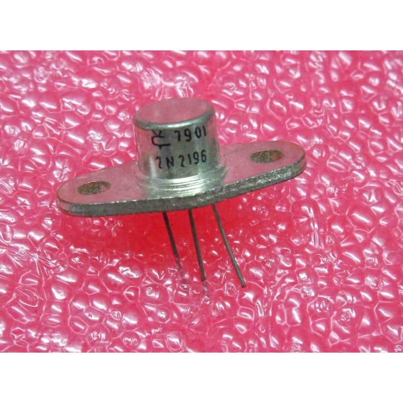 Transistor Bipolaire NPN Silicium 2N2196 – Boîtier Métallique Robuste (Moyenne Puissance & Commutation)