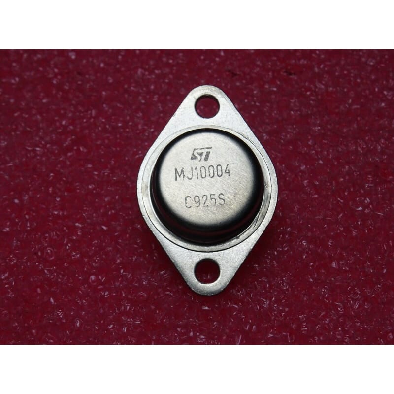 Transistor Bipolaire NPN Darlington Silicium ST MJ10004 – Boîtier Métallique Industriel TO-3 (350 V Vceo / 20 A Ic / 175 W – Commutation Haute Tension & Vitesse