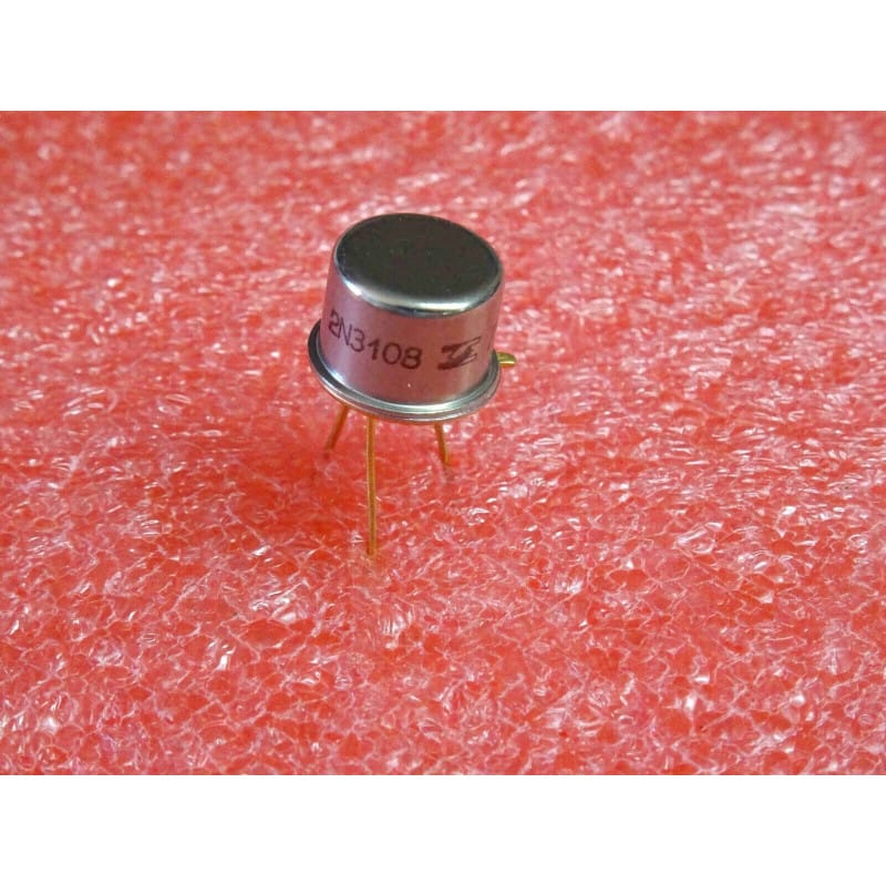 Lot de 2 Transistors Bipolaire NPN Silicium 2N3108 (2N 3108) – Boîtier Métallique TO-5 / TO-39 (60 V Vceo / 1 A Ic – Commutation & Amplification)