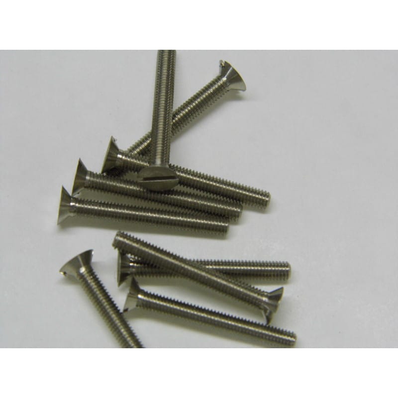 Lot de 100 Vis à Métaux Inox Tête Fraisée M3 x 25 mm – Visserie Inoxydable pour Assemblages Techniques
