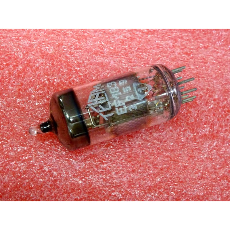 Lot de 3 Tubes Électroniques Pentode Variable Telam EF 183 / EF183 – En Boîtes d'Origine