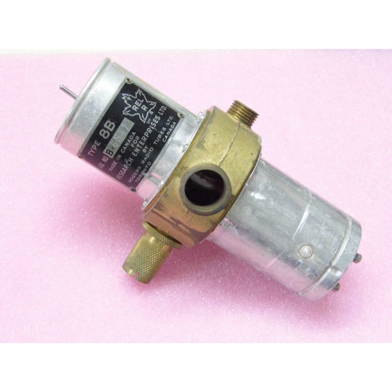 [190380867835] Tube Électronique Type 8B (2J8B) Rogers Radio Tubes – Research Enterprises Ltd (Canada), Boîte d'Origine