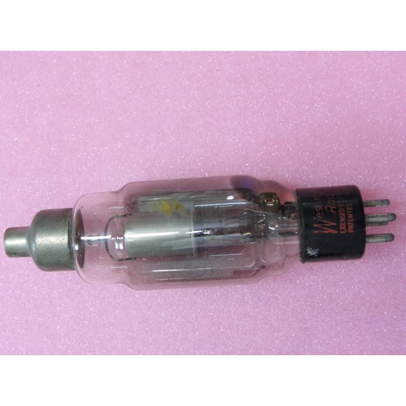 [190369854358] Tube Électronique Redresseur Haute Tension Westinghouse Radiotron 878A / REL.52 – 45 x 180 mm