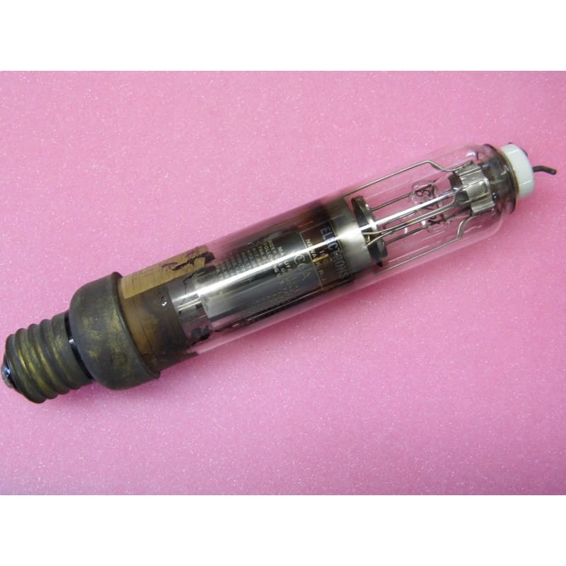 [190387201832] Tube Redresseur Industriel à Gaz Electrons Inc. C6A – 36V, Inscription Culot 87 101, Newark NJ