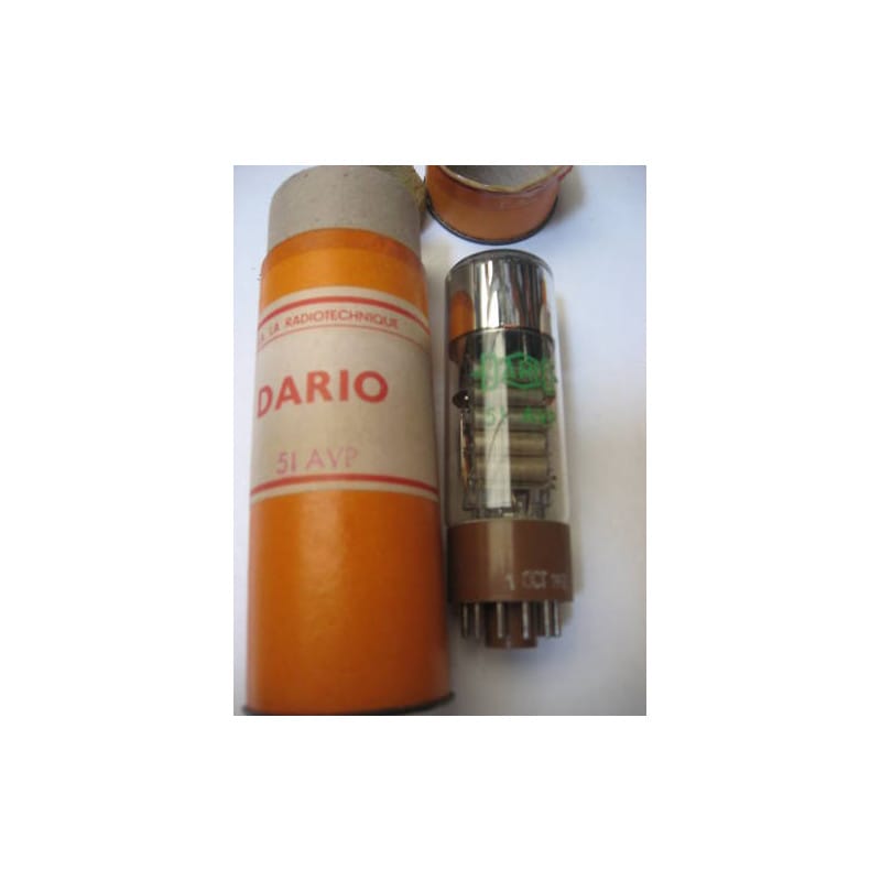 [200518146875] Tube Photomultiplicateur Dario 51AVP – 39 x 124 mm, en Étui Cartonné d'Origine