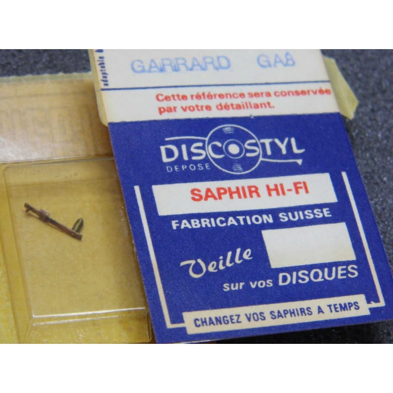 Saphir Garrard GA8 pour Platines Garrard Vintage – Pointe de Lecture Discstyl NOS