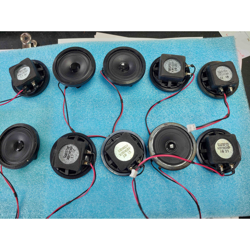 [hp 8 52mm] Lot de 10 Haut-parleurs (HP) 8 Ohms / 0,5W