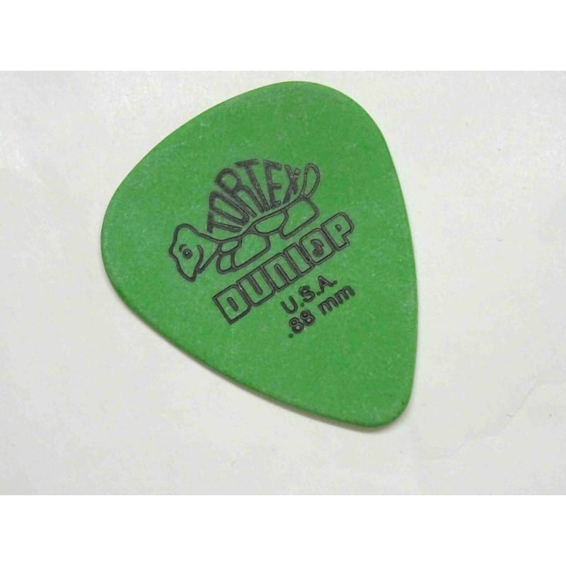 Lot de 6 Médiators Dunlop Tortex (0.88 mm)