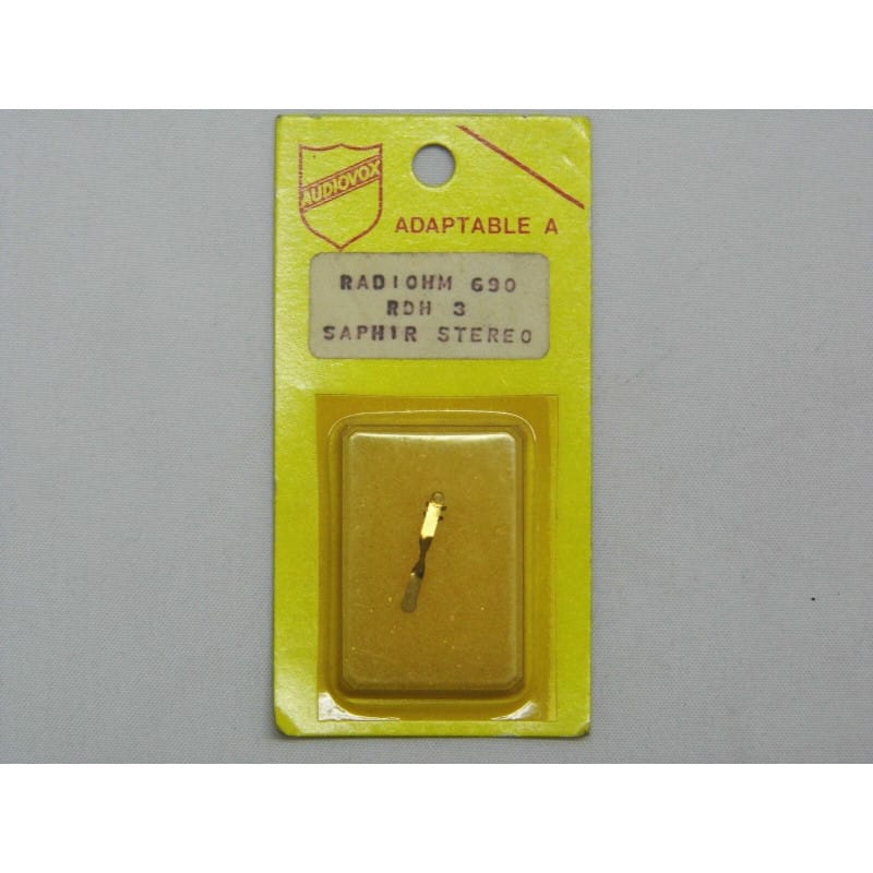 Saphir de remplacement Radiohm 690 / RDH 3 (Audiovox)