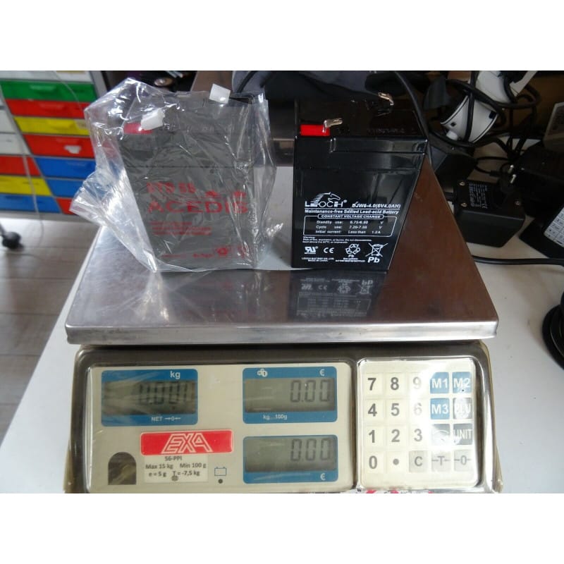 [STD5S] Batterie 6V de remplacement pour Balance EXA 56-ppi