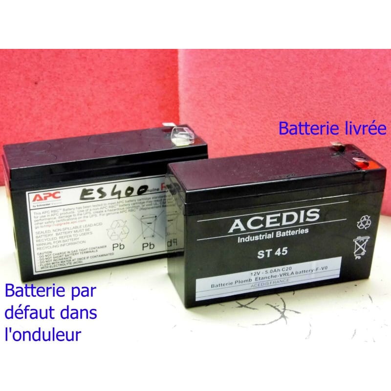 [ST45] Batterie Acedis (Gamme ST45) 12V 5Ah pour APC ES-400