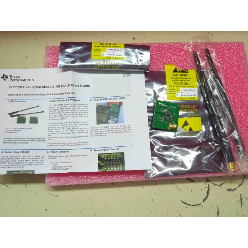 Kit d'évaluation CC1120EMK (868-915 MHz)