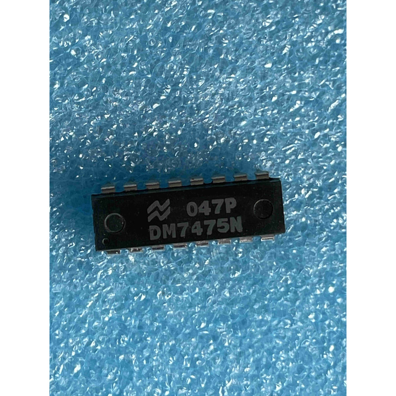 Latch Bistable 4 bits (Quad Latch) 7475N (Lot de 2)