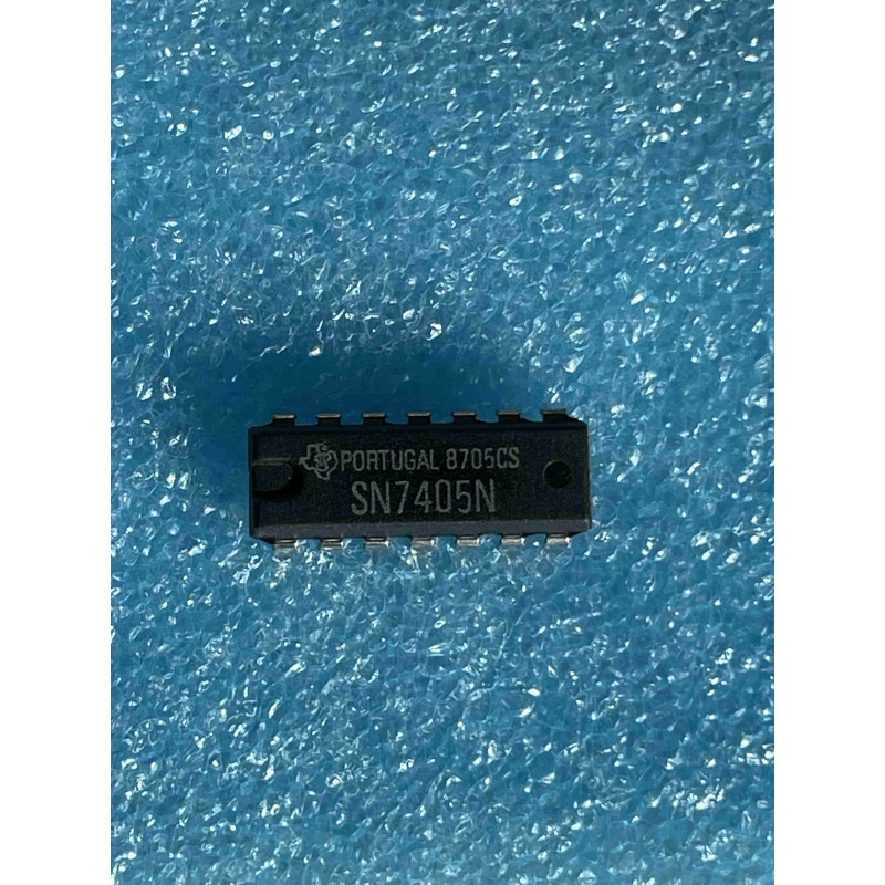 Inverseur Hexadécimal à Sortie Drain Ouvert 7405N (Lot de 2)