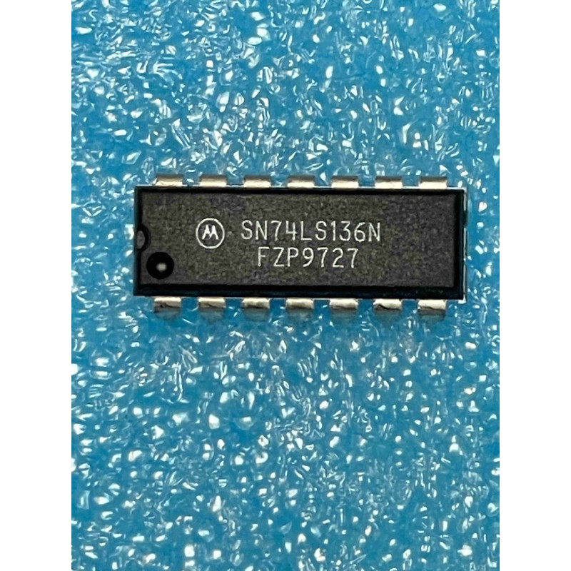 Porte OU-Exclusif (XOR) Quadruple à collecteur ouvert SN74LS136N